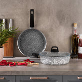 Schafer Eternal 2 li Set 26 Cm Basık Tencere & 26 Cm Tava Gri